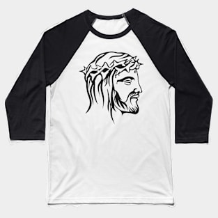 Picture of Jesus Crown Of Thorns Baseball T-Shirt